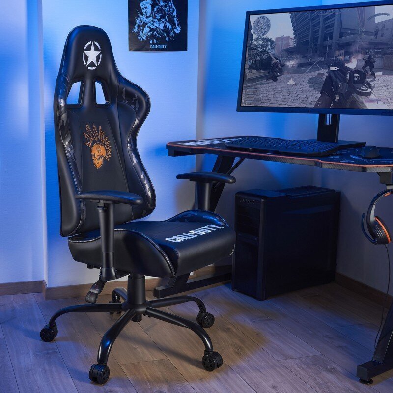 Spēļu krēsls Subsonic Pro Call Of Duty, melns цена и информация | Biroja krēsli | 220.lv