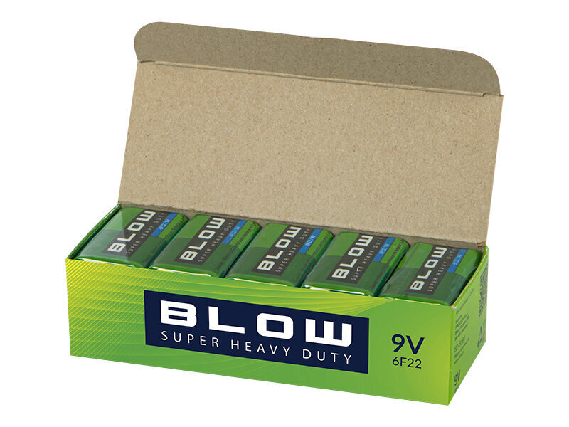 Akumulators BLOW 9 V 10 gab. цена и информация | Baterijas | 220.lv