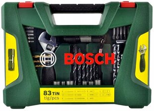 Bosch V-LINE urbjmašīna un urbjmašīnu komplekts 83 gab. cena un informācija | Rokas instrumenti | 220.lv