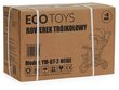 Stumjamais trīsritenis EcoToys, pelēks cena un informācija | Trīsriteņi | 220.lv