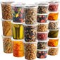 Ēdienu konteineri 48 gab. cena un informācija | Trauki pārtikas uzglabāšanai | 220.lv