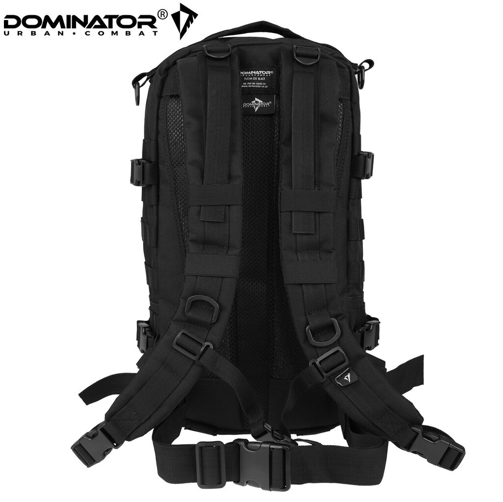 Vīriešu ceļošanas mugursoma Dominator Urban Combat EDC, melna cena un informācija | Sporta somas un mugursomas | 220.lv