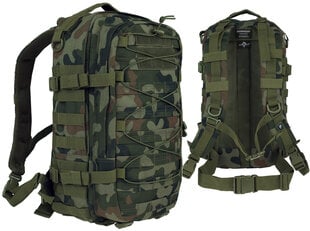 Vīriešu ceļošanas mugursoma Dominator Urban Combat EDC Kamuflāža WZ.93, zaļa цена и информация | Спортивные сумки и рюкзаки | 220.lv