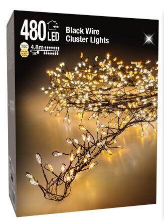Virtene, 480 LED, 4,8 m цена и информация | Ziemassvētku lampiņas, LED virtenes | 220.lv