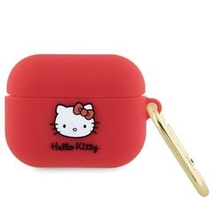 Hello Kitty Airpods Pro Red HKAP3DKHSF cena un informācija | Austiņu piederumi | 220.lv