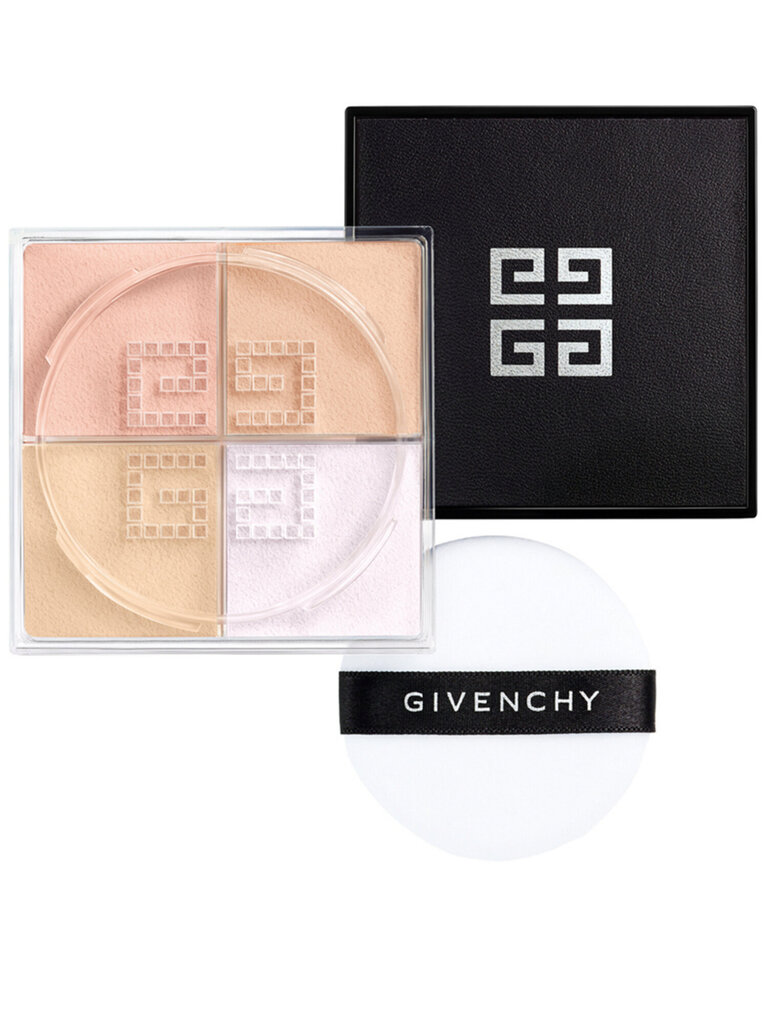 Birstošais pūderis Givenchy Prisme Libre Mat Finish & Enhanced Radiance Loose Powder 4 In 1 Harmony Powder 2 Satin Blanc, 4 x 3 g цена и информация | Grima bāzes, tonālie krēmi, pūderi | 220.lv