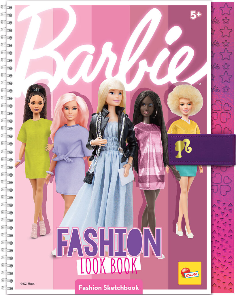 Skiču burtnīca Barbie Fashion Look Book cena un informācija | Krāsojamās grāmatas | 220.lv