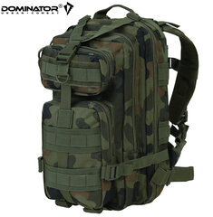 Vīriešu ceļošanas mugursoma Dominator Urban Combat Shadow Kamuflāža WZ.93, zaļa cena un informācija | Sporta somas un mugursomas | 220.lv