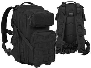 Vīriešu ceļošanas mugursoma Dominator Urban Combat Velcro, melna цена и информация | Рюкзаки и сумки | 220.lv
