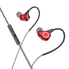 Borofone Earphones BM88 Sea with microphone Type C red цена и информация | Наушники | 220.lv