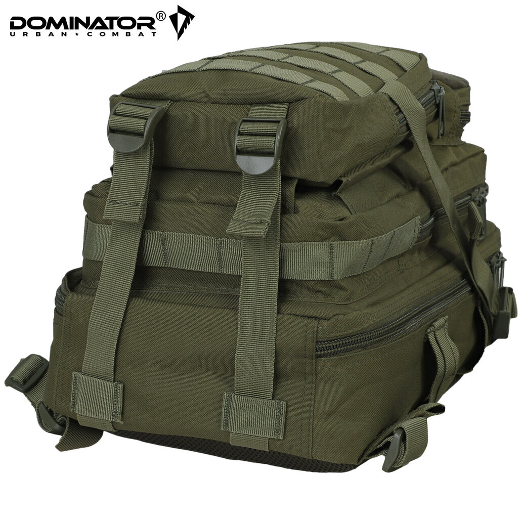 Vīriešu ceļošanas mugursoma Dominator Urban Combat Velcro, zaļa cena un informācija | Sporta somas un mugursomas | 220.lv
