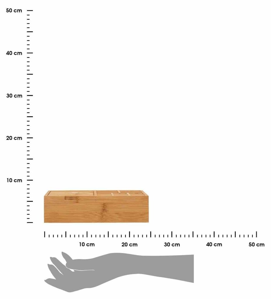 Bambusa spoguļu organizators cena un informācija | Kancelejas preces | 220.lv