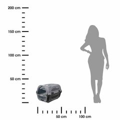 Mājdzīvnieku pārvadāšanas kaste, 51x35x21 cm cena un informācija | Transportēšanas būri, somas | 220.lv