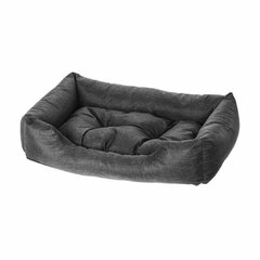 Suņu gulta pelēka 61x45 cm cena un informācija | Suņu gultas, spilveni, būdas | 220.lv