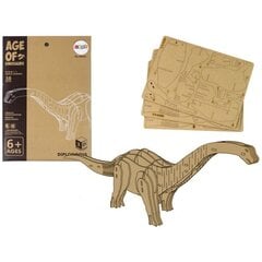 Koka 3D puzle Lean Toys Brontosaurus, 38 daļas цена и информация | Пазлы | 220.lv