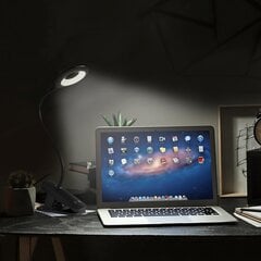 Настольная лампа CUHIOY с зажимом, перезаряжаемая USB-C цена и информация | Настольные лампы | 220.lv