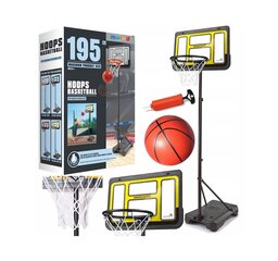 Regulējams basketbola statīvs ar bumbu un pumpi цена и информация | Игры на открытом воздухе | 220.lv