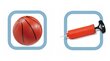 Basketbola komplekts ar bumbu un pumpi cena un informācija | Spēles brīvā dabā | 220.lv