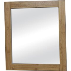 Bambusa vannas istabas spogulis Mahe cena un informācija | Spoguļi | 220.lv