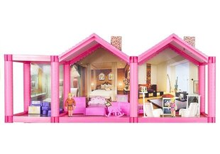Leļļu namiņš ar mēbelēm, 69cm cena un informācija | Rotaļlietas meitenēm | 220.lv