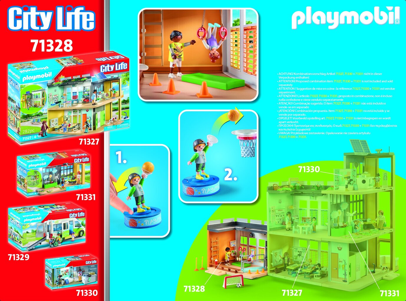 71328 PLAYMOBIL® City Life Gym cena un informācija | Konstruktori | 220.lv