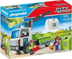 71431 PLAYMOBIL® City Action Грузовик с контейнерами для стекла цена и информация | Конструкторы | 220.lv