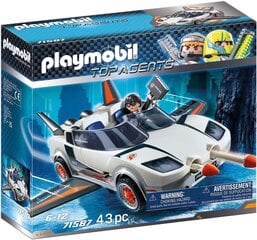 71587 PLAYMOBIL City Action blocks Aģents ar sacīkšu auto cena un informācija | Konstruktori | 220.lv