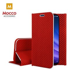 Mocco Carbon Leather Book Case cena un informācija | Telefonu vāciņi, maciņi | 220.lv