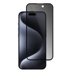 „Mocolo“ Tempered Glass чёрное защитное стекло толщиной 0,26 мм - конфиденциальность (iPhone 15 Pro Max) цена и информация | Защитные пленки для телефонов | 220.lv