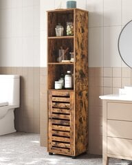 Шкаф для ванной комнаты, коричневый цена и информация | Шкафчики для ванной | 220.lv