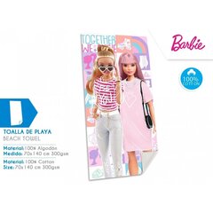 Полотенце Barbie Together, пляжное полотенце цена и информация | Полотенца | 220.lv