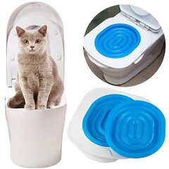 Kaķu tualetes apmācības komplekts, zils cena un informācija | Kopšanas līdzekļi dzīvniekiem | 220.lv