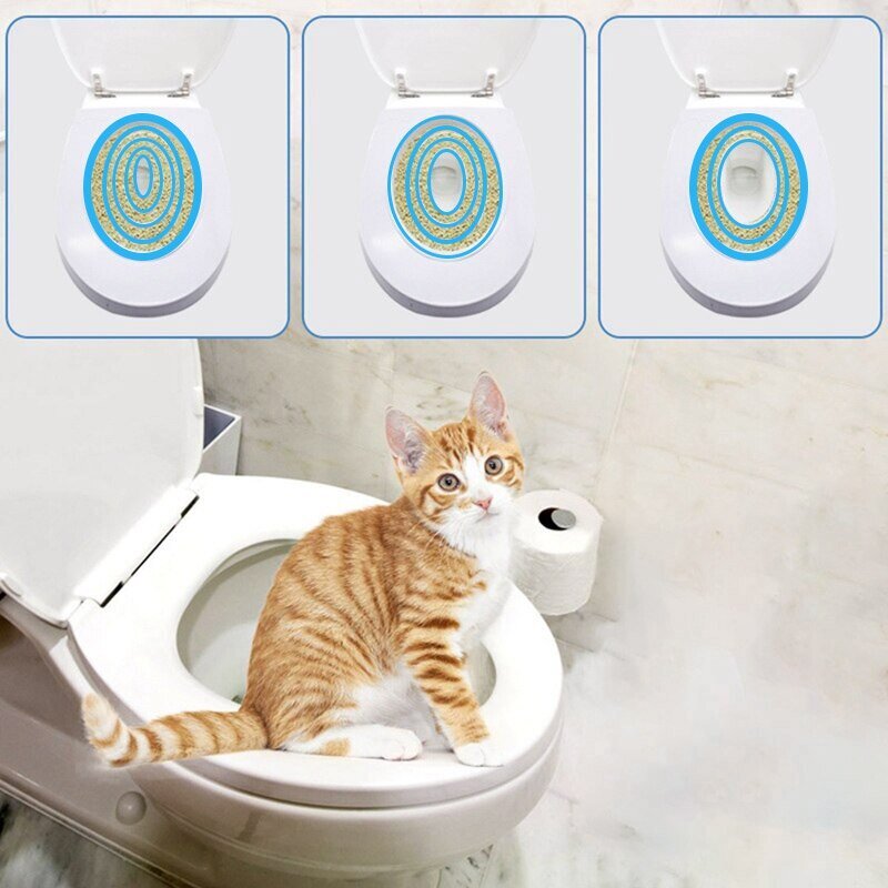 Kaķu tualetes apmācības komplekts, zils cena un informācija | Kopšanas līdzekļi dzīvniekiem | 220.lv