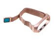 Belt Xiaomi Mi Band 3/ Xiaomi Mi Band 4 Magnet - Rose Gold cena un informācija | Viedpulksteņu un viedo aproču aksesuāri | 220.lv