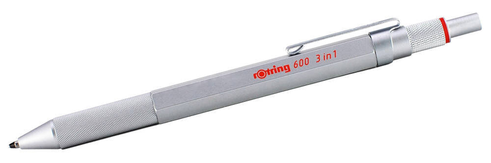 Pildspalva un zīmulis 3in1 Multipen Rotring 600 cena un informācija | Rakstāmpiederumi | 220.lv