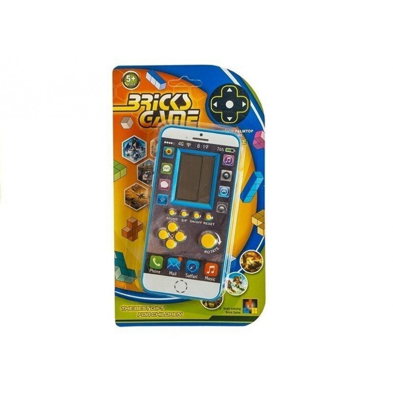 Tetris elektriskā spēle, zila cena un informācija | Attīstošās rotaļlietas | 220.lv