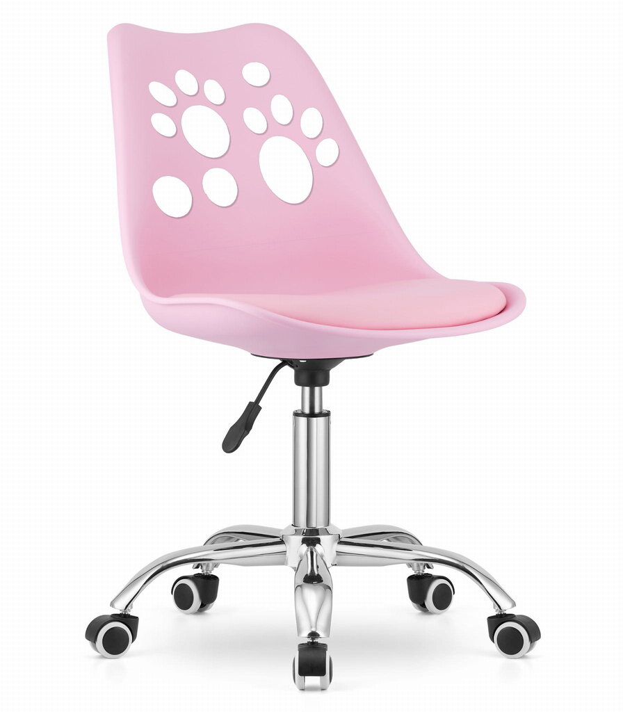Grozāms krēsls, rozā krāsā cena un informācija | Biroja krēsli | 220.lv
