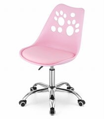 Grozāms krēsls, rozā krāsā цена и информация | Офисные кресла | 220.lv