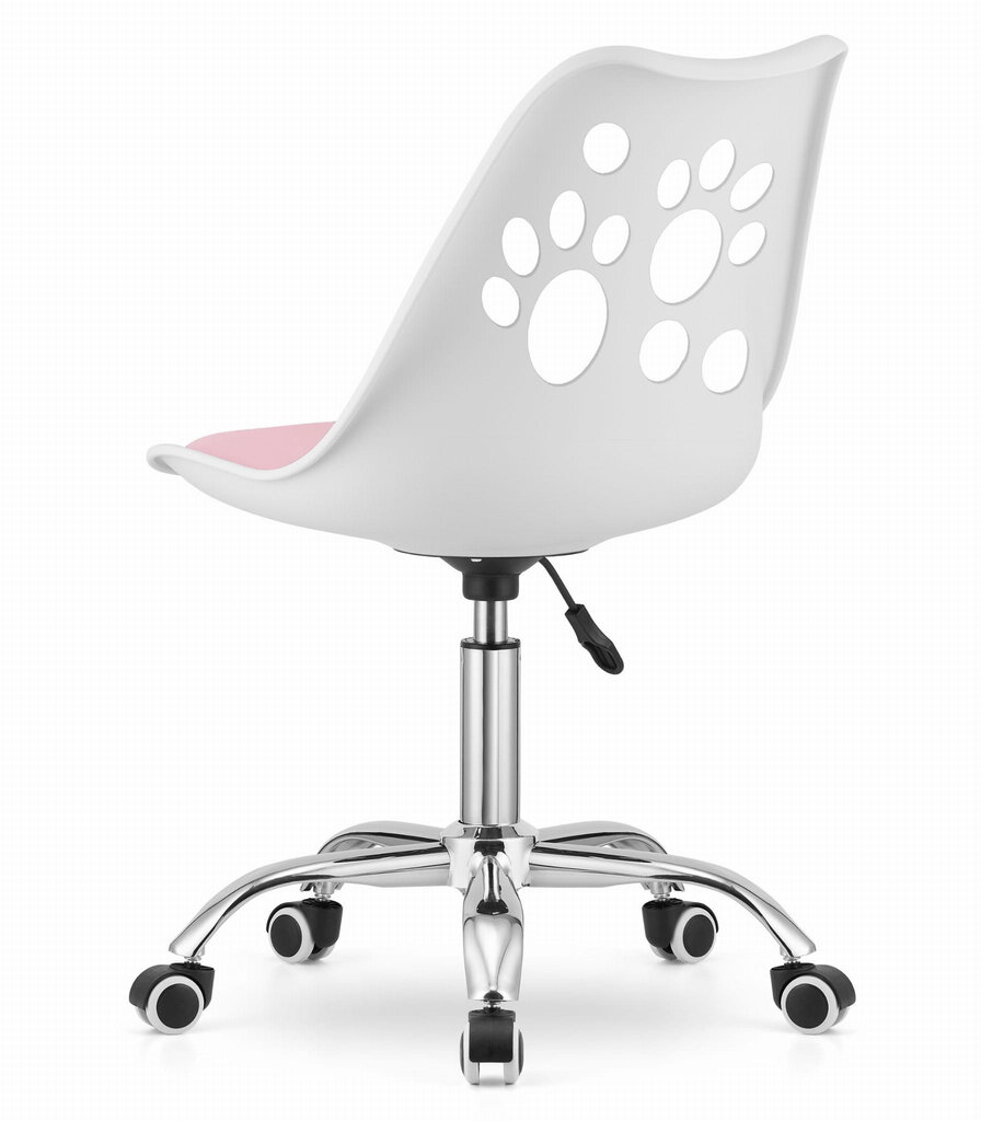 Grozāms krēsls, balts цена и информация | Biroja krēsli | 220.lv