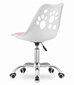 Grozāms krēsls, balts cena un informācija | Biroja krēsli | 220.lv