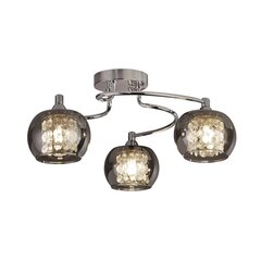 Потолочный светильник Searchlight Lovell 60445-3SM цена и информация | Потолочные светильники | 220.lv