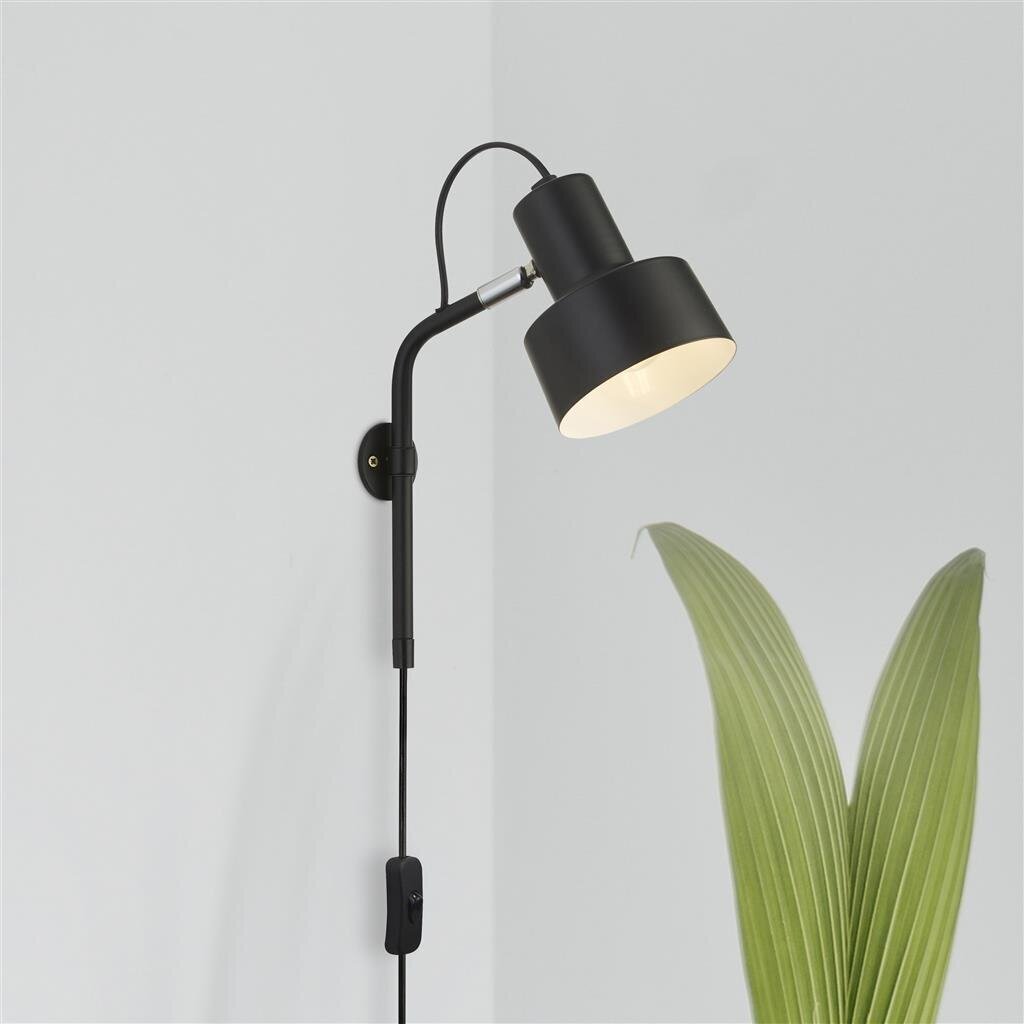 Searchlight sienas lampa X Conical EU60228BK цена и информация | Sienas lampas | 220.lv