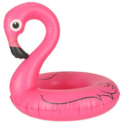 Piepūšamais ritenis flamingo, 75 cm, rozā cena un informācija | Piepūšamās rotaļlietas un pludmales preces | 220.lv