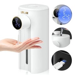 Автоматический дозатор гелевого мыла с зарядкой от USB LIVMAN MYX-W5 цена и информация | Аксессуары для ванной комнаты | 220.lv