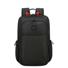 Portatīvā datora soma Delsey Parvis + 2-CPT, melna cena un informācija | Sporta somas un mugursomas | 220.lv