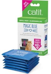 Catit Magic Blue Refill Pads / пополняемые прокладки на 3 месяца цена и информация | Туалеты для кошек | 220.lv