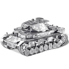 Metāla konstruktora 3D modelis - tanks Piececool, 168 d. цена и информация | Конструкторы и кубики | 220.lv