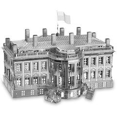 Metāla konstrukcijas 3D modelis - Baltais nams Piececool, 122 d. cena un informācija | Konstruktori | 220.lv