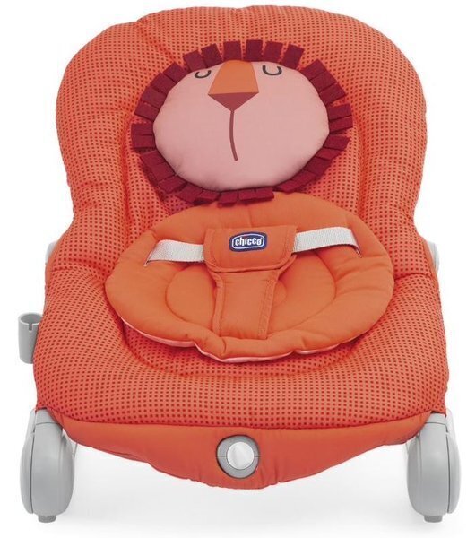 Krēsliņš Chicco Lounger Balloon Lion, orange, cena un informācija | Bērnu šūpuļkrēsliņi | 220.lv