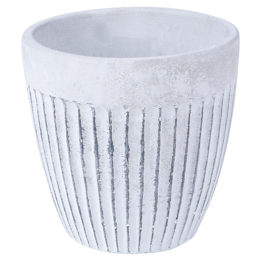 Keramikas podiņš, balts, 11,5 cm цена и информация | Puķu podi | 220.lv